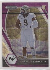 2021 Panini Prizm Draft Picks Purple Wave Carlos Basham Jr Boogie #139 06y2