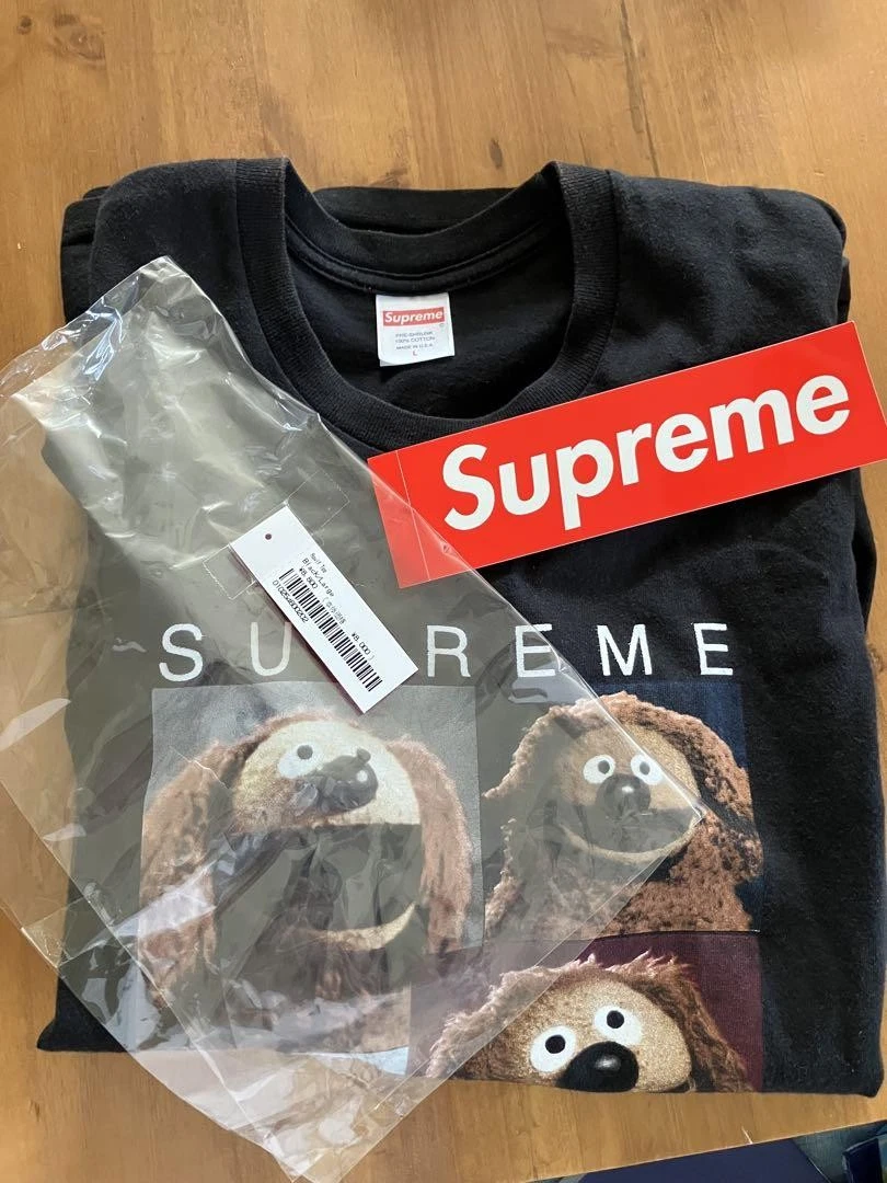 Supreme Homme L Rowlf Tee Noir T Iconic Streetwear Rare Occasion Limitée