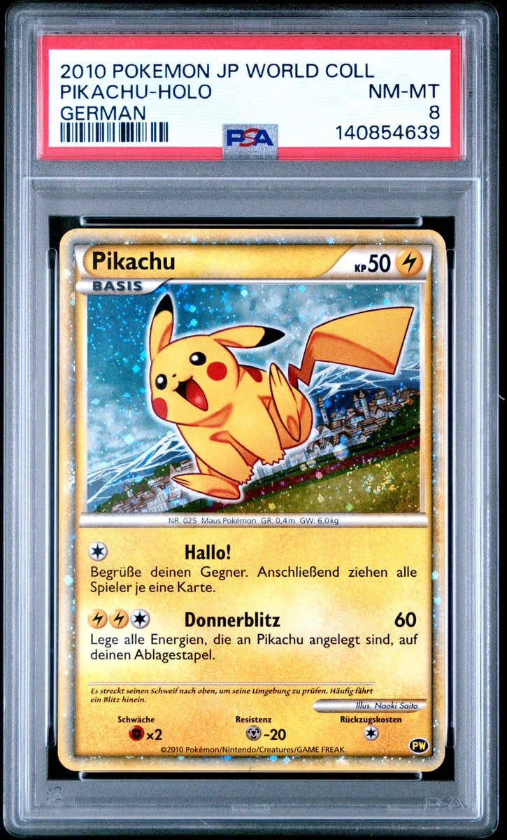 Pikachu Pokémon TCG German Individual Collectible Card Games for