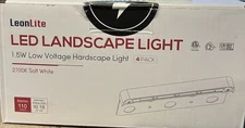 LED Low Voltage Hardscape Lighting, 7 Inch Landscape Lights Soft White Pack of 4