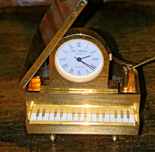 William Widdop Klavier Miniatur Vintage Uhr