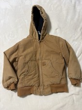 Carhartt Hoodied Kids Jacket Sz 8-10 Small No Flaws