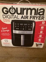 New Open Box GOURMIA 3QT DIGITAL AIR FRYER GAF326 - BLACK