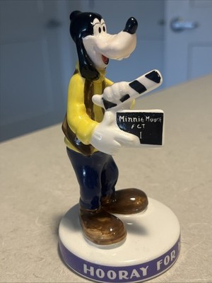 Vtg Disney Goofy Hooray For Hollywood Ceramic Statue Figure Schmid 4.5 