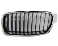 Gitter Grill Vorne Links BMW 3ER Luxury F30 2012-2015 VERCHROMT-SCHWARZ