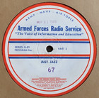 CHARLIE VENTURA JUST JAZZ 16" RADIO SHOW TRANSCRIPTION DISC CLIFF TRENIER — photo 2