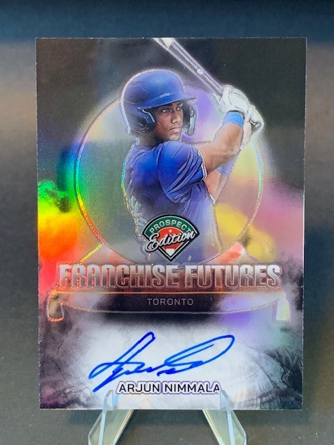 Arjun Nimmala 2025 Panini Prospect Edition Franchise Futures Signatures #FFS-AN