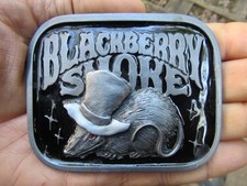 De Colección BLACKBERRY SMOKE Hebilla de Cinturón BANDA DE ROCK Álbum ARTE Concierto Tour Música RARO EN MUY BUENA CONDICIÓN+