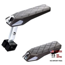 Folding Car Door Step Vehicle Pedal Ladder for Roof Access, Dark Grey