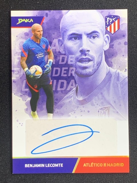 Benjamin Lecomte 2024 Daka Atletico De Madrid Autographs Auto /05 #AU-16