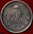 1906 Mexico 20 Centavos Silver — photo from another recent sale