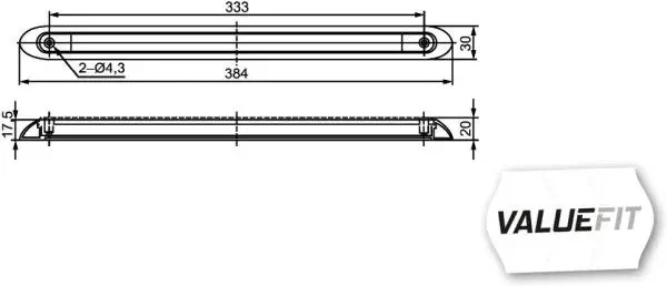 Feu STOP Montage encastré LED 2DA 357 015-001 HELLA - Photo 2/4