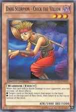 Dark Scorpion - Chick the Yellow - GLD5-EN010 - Common - Limited Edition Near Mi