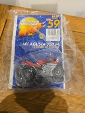 Hachette Mega Bikes Issue 59 MV AGUSTA 750 F4 (model motobike) scale 1:18