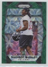 2017 Panini Prizm Rookies Green Scope Prizm 19/99 Takkarist McKinley #284 4p1
