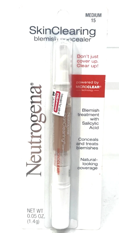 Neutrogena SkinClearing Blemish Concealer Sealed Medium 15 Exp: 7/2026+
Opens in a new window or tab