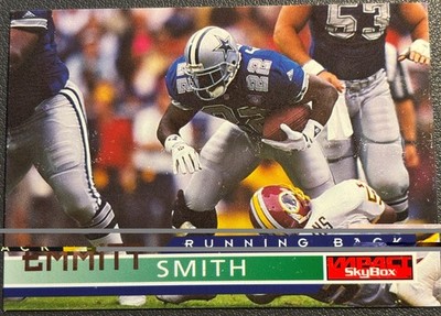 1995 SkyBox Impact Emmitt Smith #41 Dallas Cowboys Card! A35