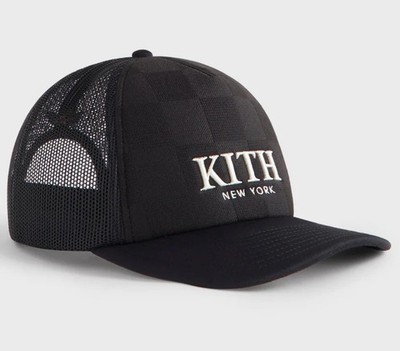 Kith Checkerboard Double Weave Nolan Trucker Hat (*New) | eBay