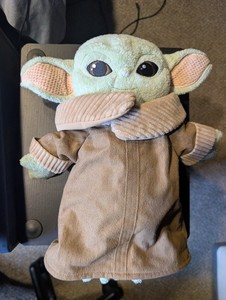 Star Wars Mandalorian Grogu ("Baby Yoda") 14"-tall plush stuffed toy