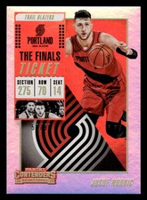 2018-19 Panini Contenders The Finals Ticket #7 Jusuf Nurkic #d /99 Blazers