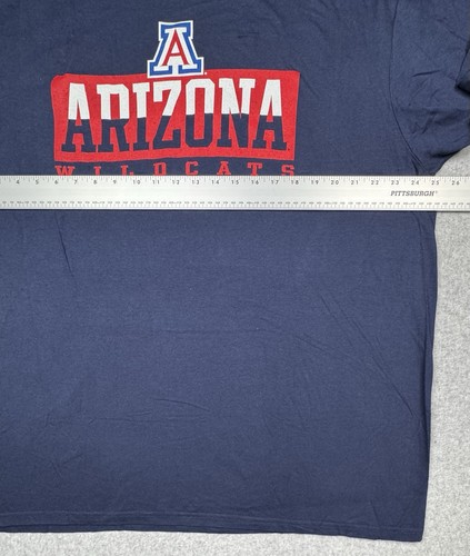 Arizona Wildcats U of A Long Sleeve Shirt Mens Large Blue Crew Neck Logo NWT - Picture 5 of 8
