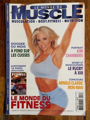 LE MONDE DU MUSCLE #243 bodybuilding magazine KIM CHAMBERS 5-04 (Fr)