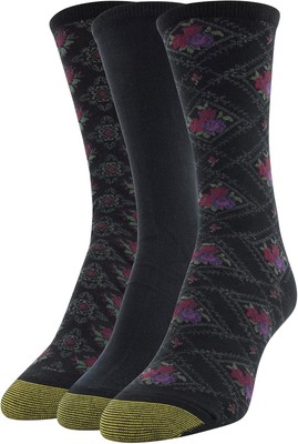 knee length dresses for ladies Women's Cotton Dress Crew Socks with Gift Box (4 Pairs) Shoe Size: 5-8 / Brown main image 0