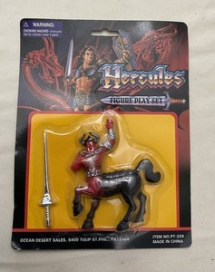 Vintage Unopened NOS 1990’s Hercules Movie KO Centaur  4.5” Figure Playset MOC