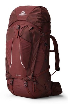 GREGORY Deva 60 Backpack S Rucksack Rucksack Garnet Red dunkelrot grau Neu
