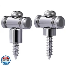 Guitar Roller String Retainers,String Guide,2-Piece Set Chrome St