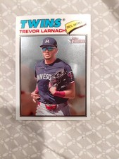 2026 Topps Heritage Chrome Trevor Larnach #280 Twins