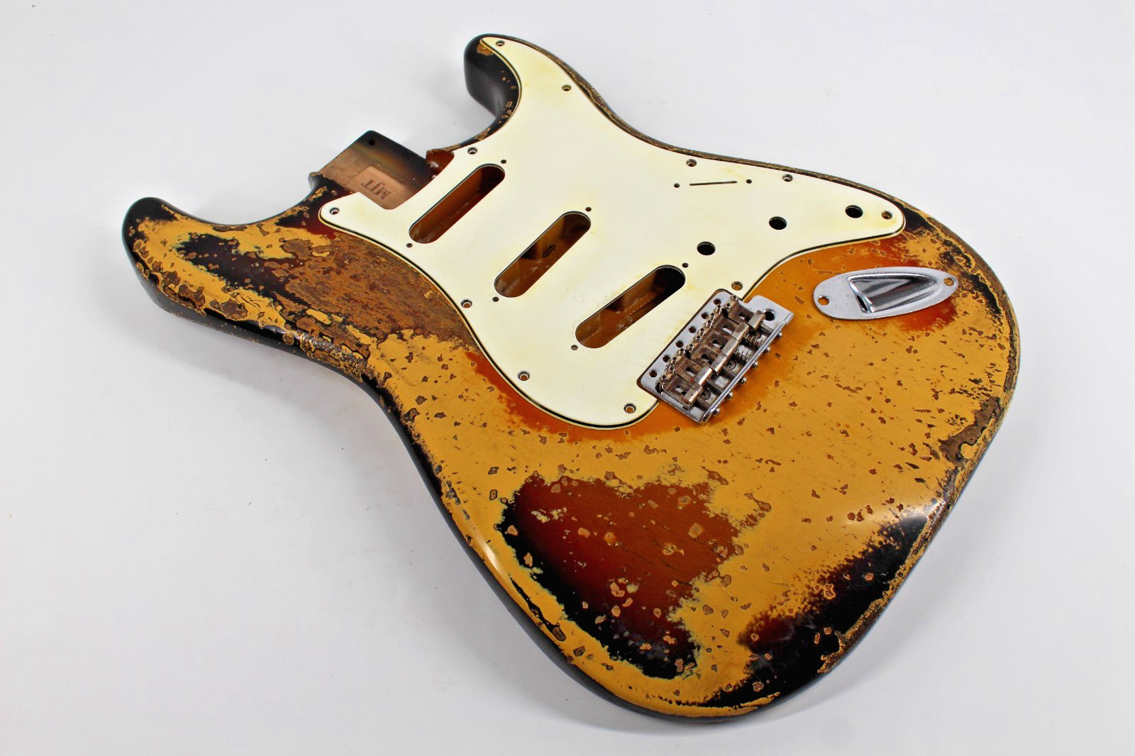 Mjt Officiel Personnalisé Vintage Âgés Nitro Guitare Corps Marquage Jenny VTS