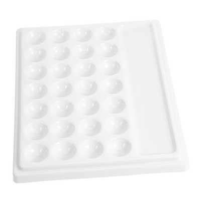 3 Count Aquarell Mischpalette Aquarell-Mischtablett Aquarell-Palettentablett