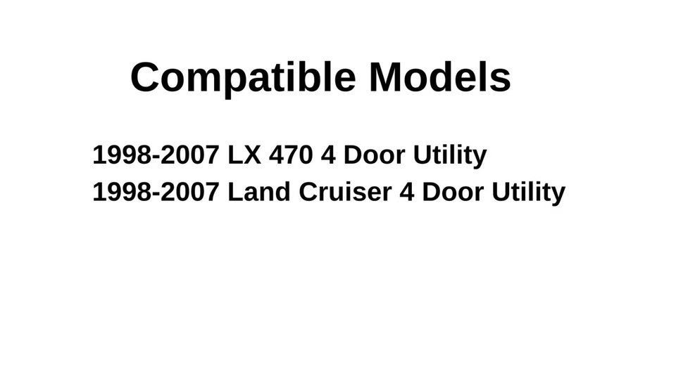 Fits 1998-2007 Lexus LX470 Toyota Land Cruiser Back Window Rear Glass Heated - Imagem 4 de 4