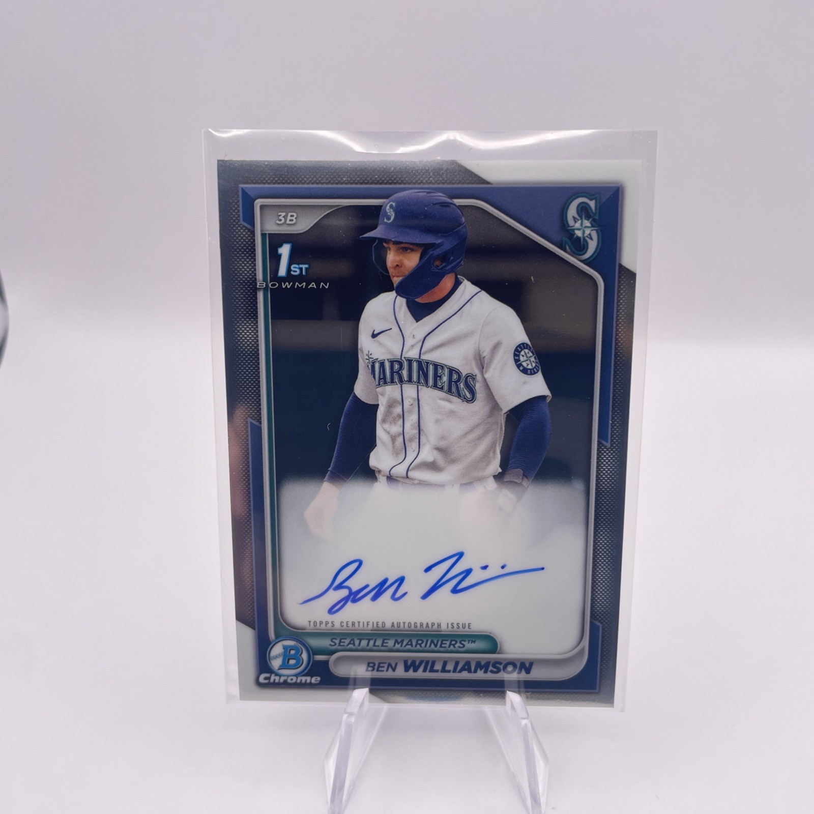 2024 Bowman - Chrome Prospect Autographs Ben Williamson #CPA-BWI (AU, RC)