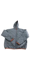 Patagonia Jacket Mens XL Blue Hooded Quilted Full Zip Insulated Outdoor