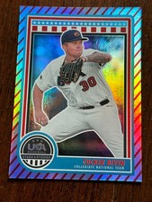 2025 Panini USA Stars & Stripes RED STRIPES Parallel Tucker Biven #82