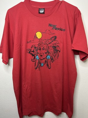 Vtg 1987  Screen Stars Best Native American Indian T Shirt XL Single Stitch