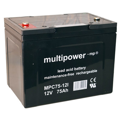 Multipower 12V 75Ah Cyclic MPC75-12I AGM Bleiakku AGM
