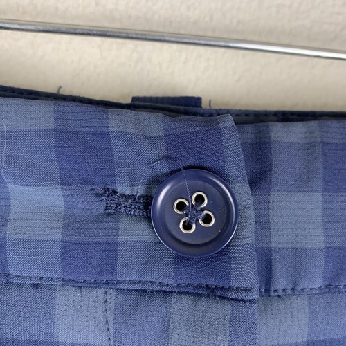 NIKE GOLF Tour Performance Women's Blue Plaid Stretch Sports Shorts Size W 6 (P) - Picture 6 of 16