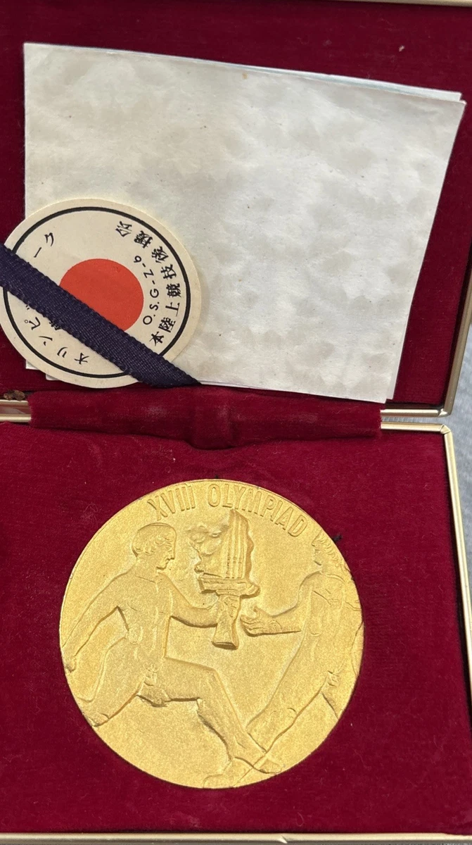 Gold Olympics Fan Apparel and Souvenirs Tokyo 1964 Event for sale