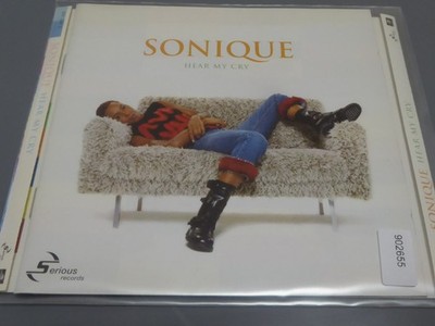 SONIQUE here my cry VG+/VG+ (CD Album, Dance, Serious)
