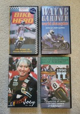 MOTORCYCLE BIKE VHS VIDEOS X4 KEVIN SCHWANTZ WAYNE GARDNER JOEY DUNLOP  IOM.T.T