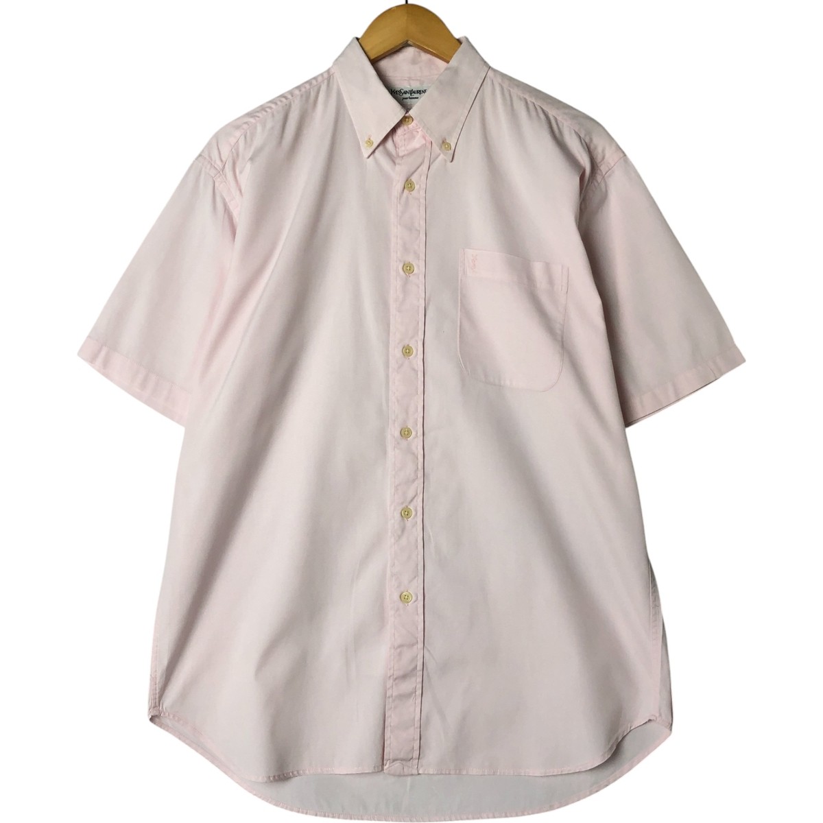 Camicia vintage Yves Saint Laurent POUR HOMME manica corta con bottoni taglia L...