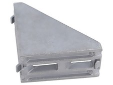 093W403N08 Winkel f&uuml;r Profile W: 76mm H: 38mm L: 76mm Aluminium Auf: 9x20mm FATH
