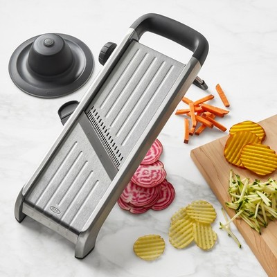 OXO Chef's Steel Mandoline Slicer Adjustable Stainless Steel 21 Settings