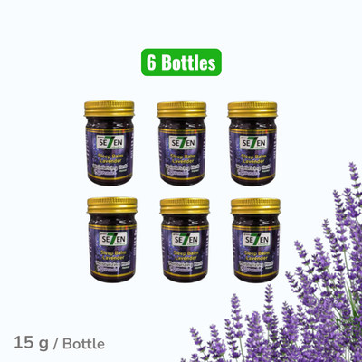 6X Green Seven Lavender Sleep Balm Herbal Moisturizing Massage Relaxing 15 g