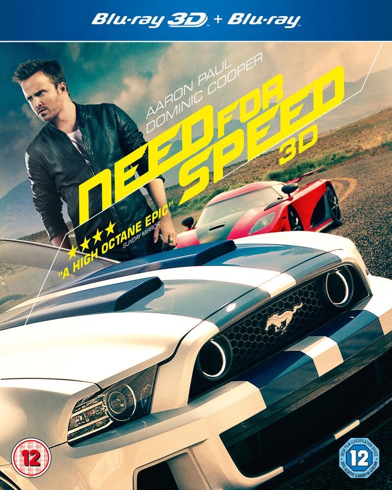 Need For Speed 3D+2D Blu-Ray