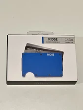 The Ridge RFID Men's Wallet Cash Strap - High Dive Blue OPEN BOX