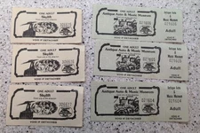 6 Vintage Georgia's Stone Mountain Park Tickets Skylift, Auto & Music Museum
